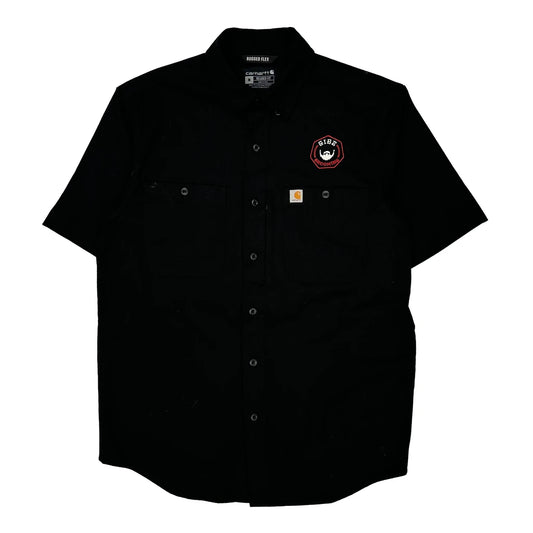 Gibs Grooming Carhartt Graphic Short Sleeve Shirt - Medium Black Cotton