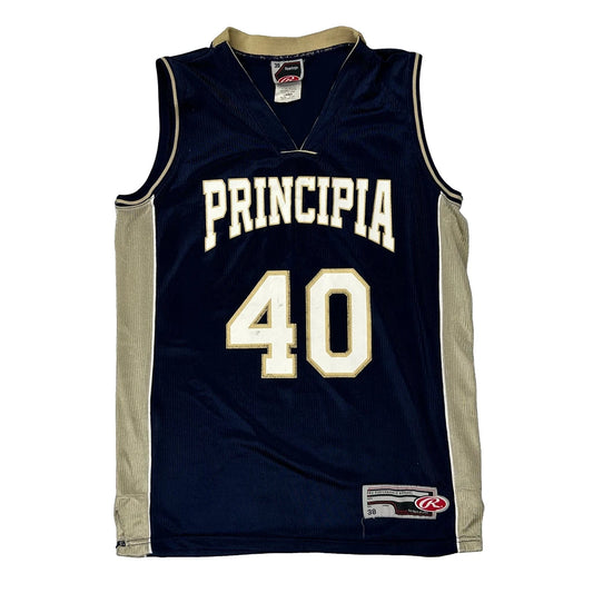 Principia Rawlings College Jersey - Small Navy Polyester