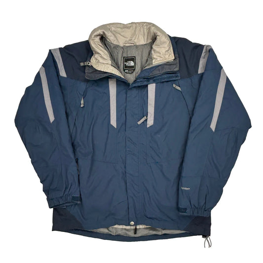 The North Face Waterproof Ski Jacket - Large Blue Polyester