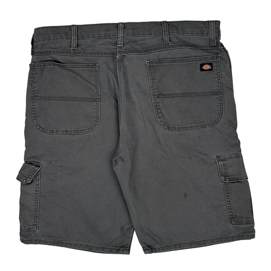 Dickies Cargo Shorts - 38W 10L Grey Cotton Blend