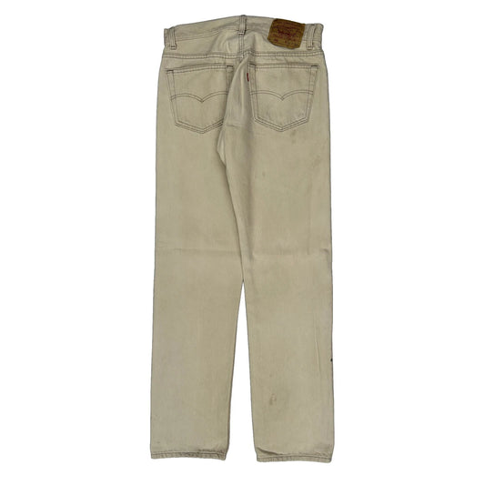 Levis Jeans - 30W 31L Beige Cotton