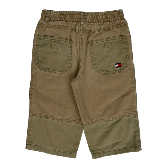 Age 12-18 Months Tommy Hilfiger Cargo Shorts - 2XS Khaki Cotton