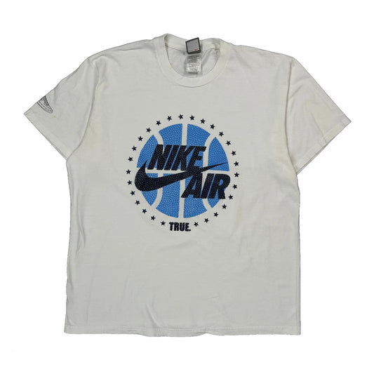 Nike Air Nike Graphic T-Shirt - Large White Cotton