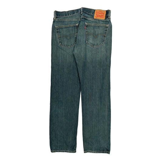 505 Levis Jeans - 34W 32L Blue Cotton