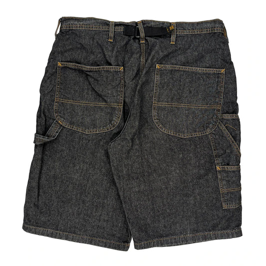 Unbranded Carpenter Shorts - 38W 13L Black Cotton