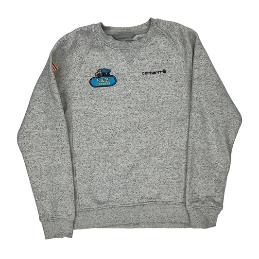 Carhartt Sweatshirt - Medium Grey Cotton