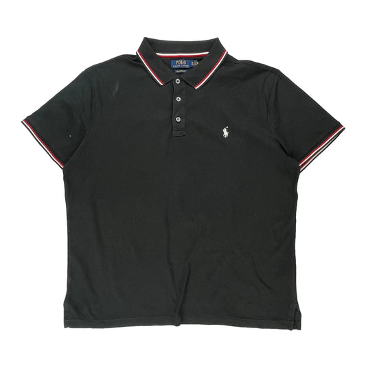 Polo By Ralph Lauren Slim Fit Polo Shirt - XL Black Cotton