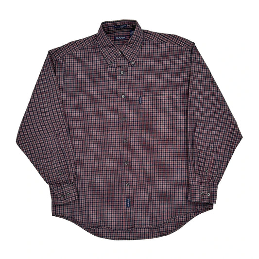 Gant Checked Shirt - Medium Multicoloured Cotton