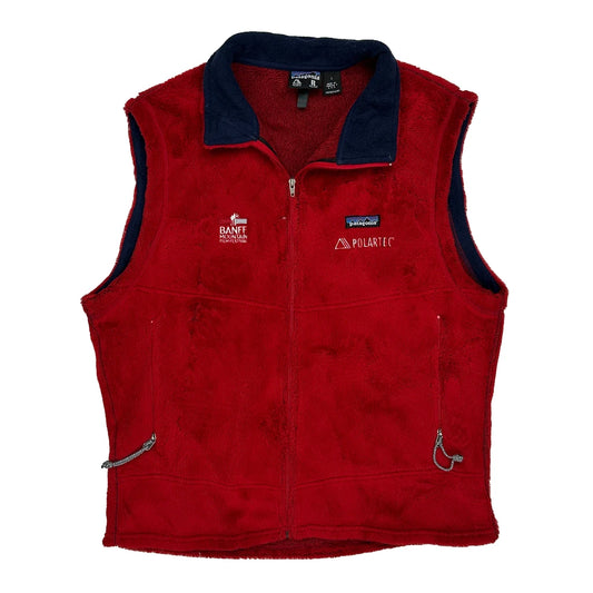 Made In USA Patagonia Fleece Jacket - Large Red Polyester