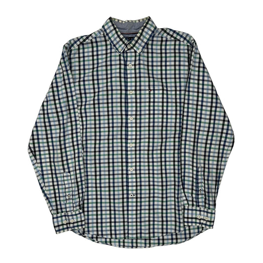Tommy Hilfiger Checked Shirt - Medium Multicoloured Cotton