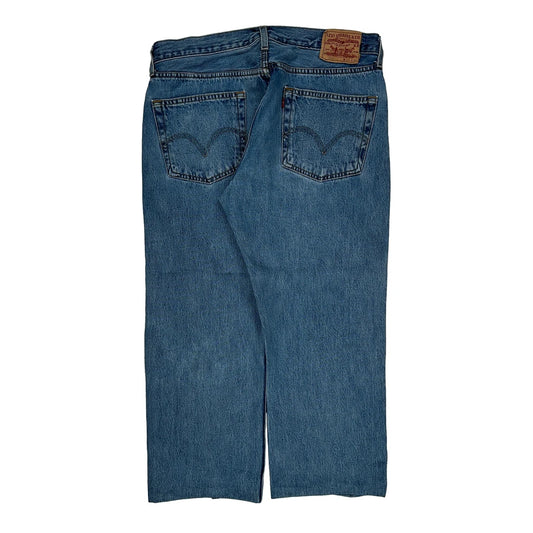 501 Levis Jeans - 34W 24L Blue Denim