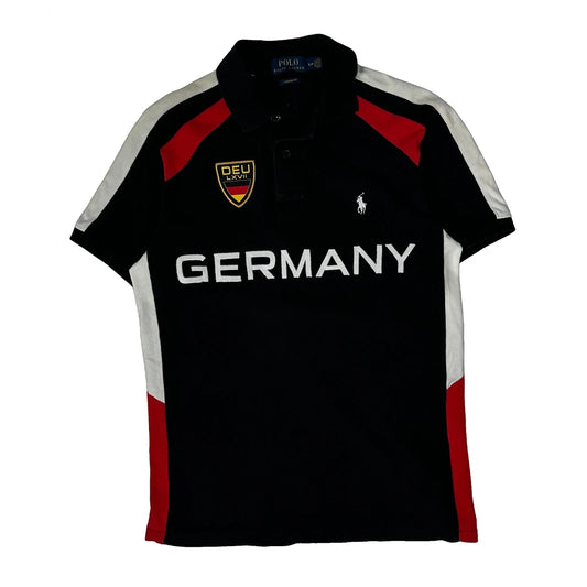 Germany Polo By Ralph Lauren Polo Shirt - Small Black Cotton