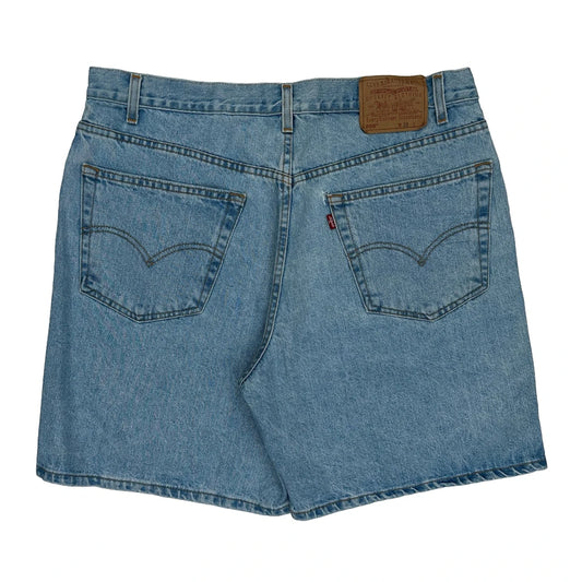 Levis Denim Shorts - 36W 7L Blue Denim