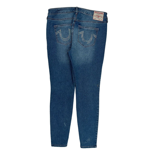 True Religion Skinny Jeans - 32W UK 12 Blue Denim