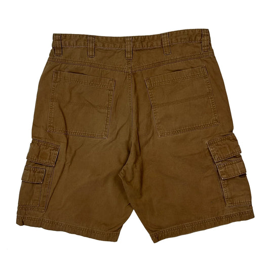 Wrangler Cargo Shorts - 34W 10L Brown Cotton