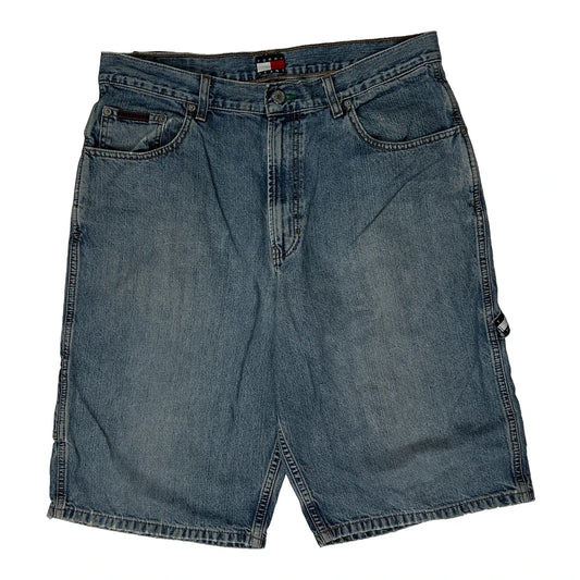 Tommy Jeans Carpenter Denim Shorts - 34W 13L Light Wash Denim
