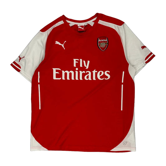 2014-15 Arsenal Puma Football Football Shirt - Large Red Polyester