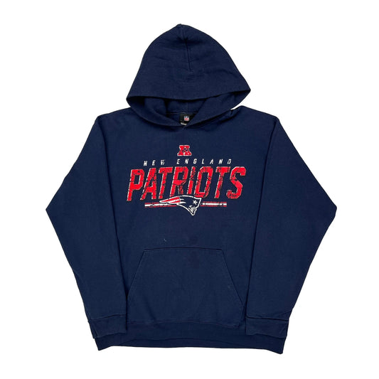 New England Patriots N.F.L. Team Apparel Hoodie - XL Navy Cotton