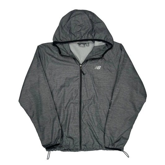 Vintage New Balance Windbreaker - XL Grey Polyester