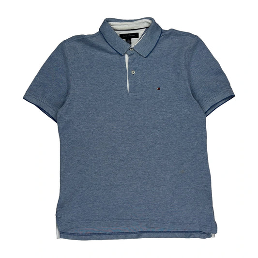 Tommy Hilfiger Polo Shirt - Medium Blue Cotton
