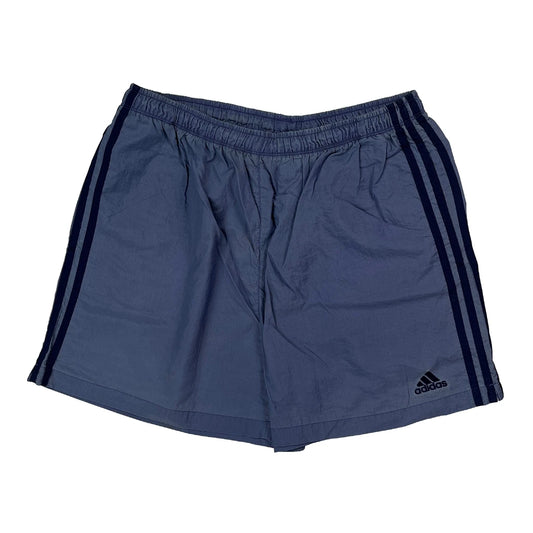 Three Stripes Adidas Sport Shorts - Largew 5L Blue Polyester