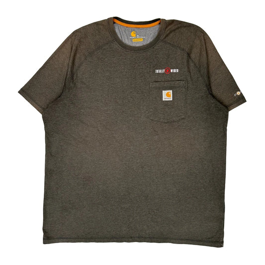 Vintage Carhartt Graphic T-Shirt - XL Grey Cotton