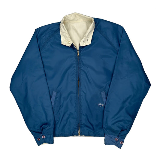 Lacoste Reversible Windbreaker - Medium Blue Polyester