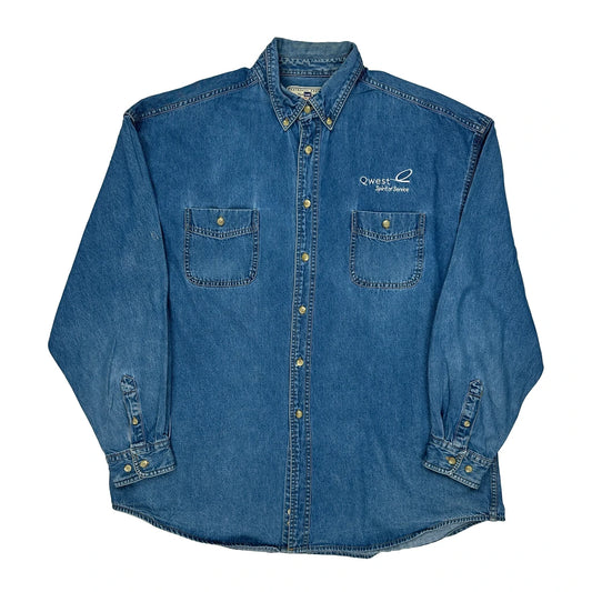 Lee Denim Shirt - XL Blue Denim