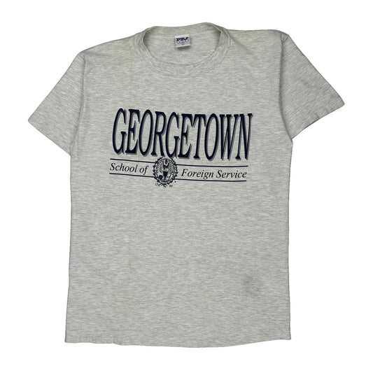 Mv Sport College T-Shirt - Large Grey Cotton