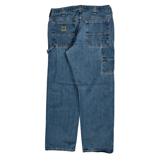 Lee Carpenter Jeans - 34W 30L Blue Cotton