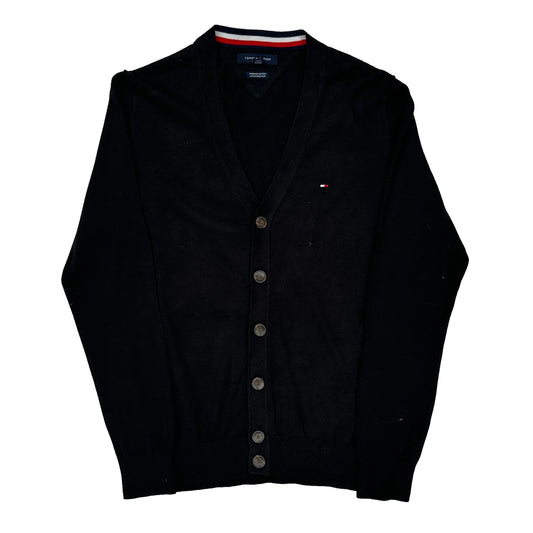Tommy Hilfiger Cardigan - Medium Black Cotton