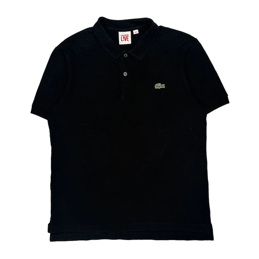 Lacoste Polo Shirt - Large Black Cotton
