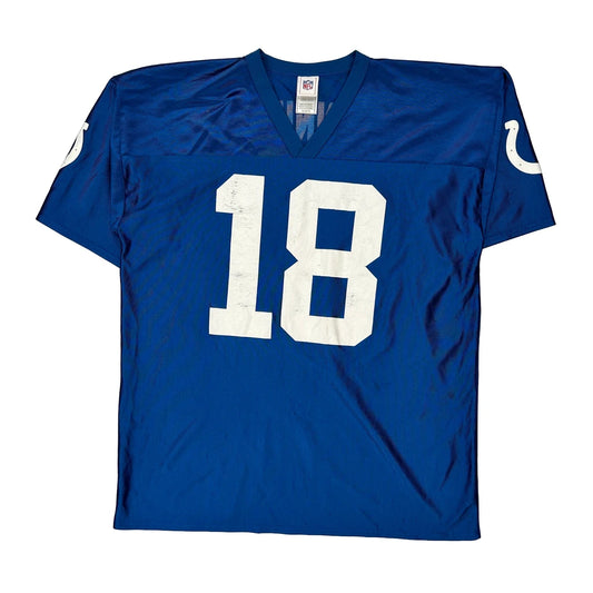 Peyton Manning Indianapolis Colts Nfl Jersey - XL Blue Polyester