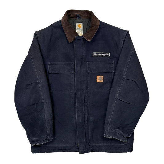 Carhartt Jacket - Large Navy Cotton