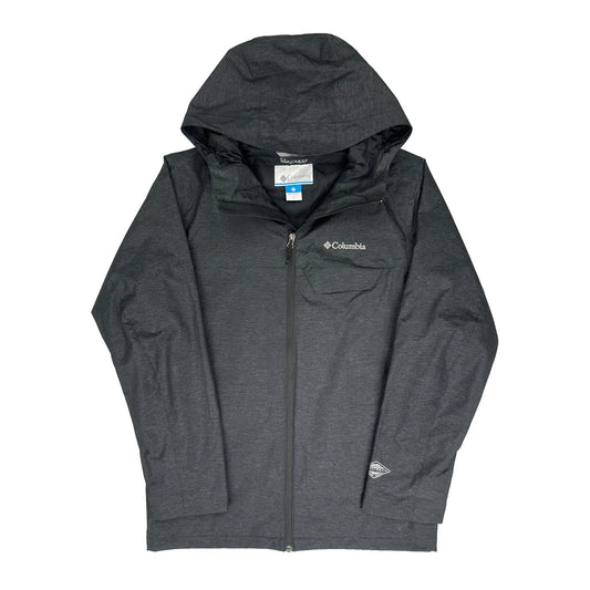 Columbia Waterproof Jacket - Small Grey Polyester