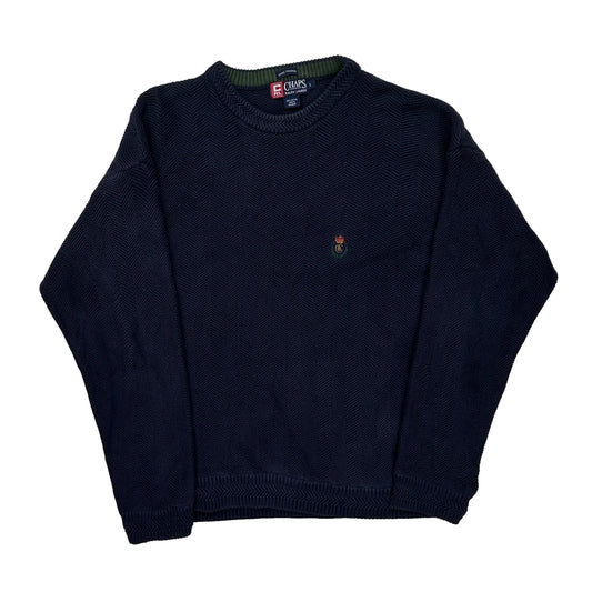 Chaps Ralph Lauren Jumper - Large Navy Cotton