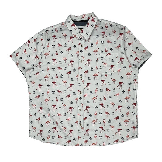 Lee Short Sleeve Shirt - 2XL White Cotton