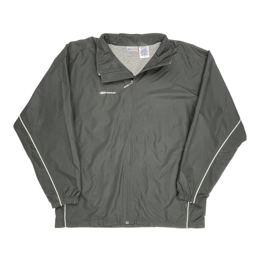 Vintage Reebok Windbreaker - XL Grey Polyester