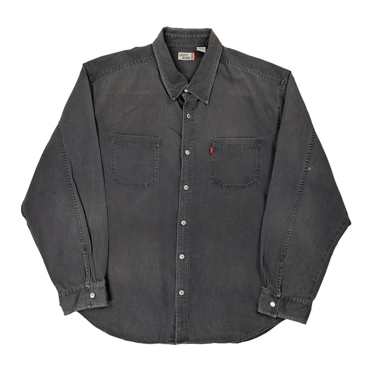 Levis Denim Shirt - 2XL Grey Cotton