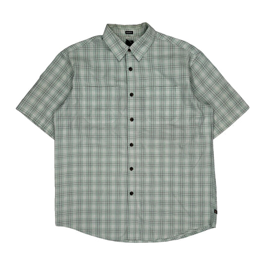 Dickies Short Sleeve Shirt - Medium Black Cotton Blend