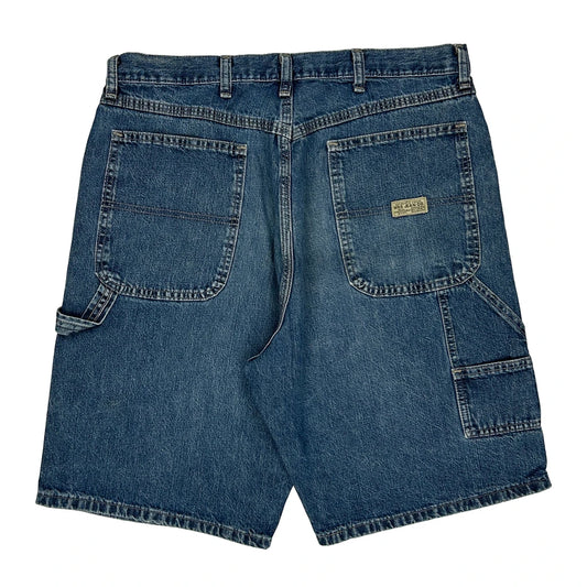 Wrangler Cargo Denim Shorts - 34W 9L Blue Denim