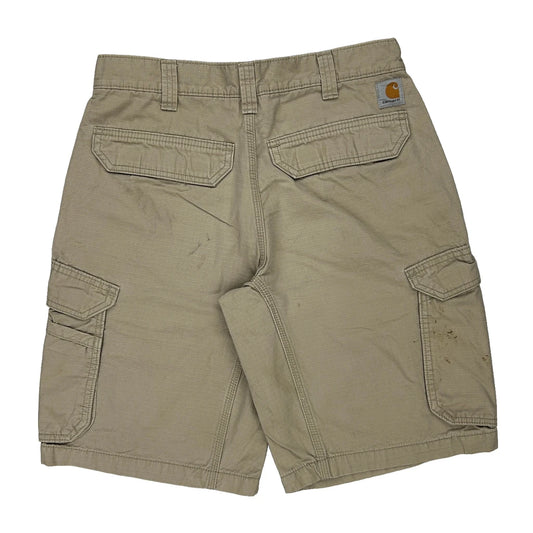 Carhartt Cargo Shorts - 30W 11L Beige Cotton