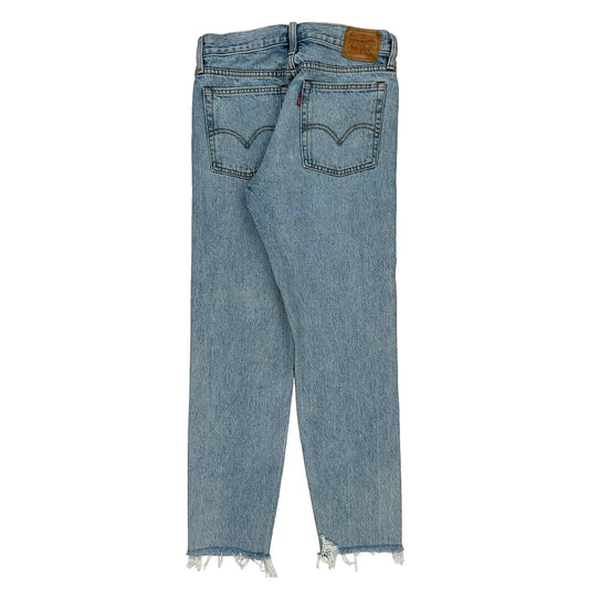501 Levis Jeans - 26W UK 6 Light Wash Cotton
