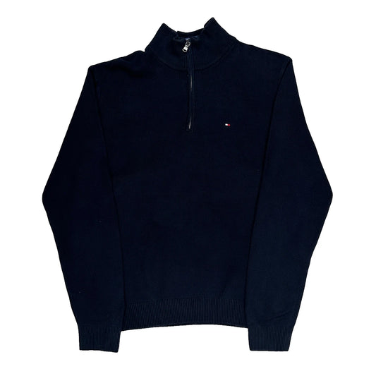 Vintage Tommy Hilfiger Jumper - Large Navy Cotton