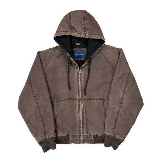 Falls Creek Workwear Jacket - Large Brown Cotton