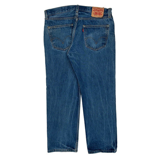 501 Levis Jeans - 34W 28L Blue Cotton
