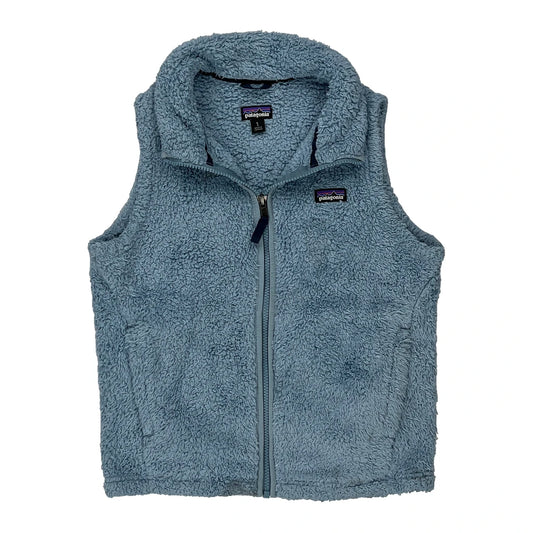 Age 12 Patagonia Fleece Gilet - Large Blue Polyester
