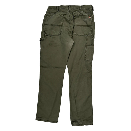 Vintage Dickies Cargo Trousers - 34W 34L Green Cotton