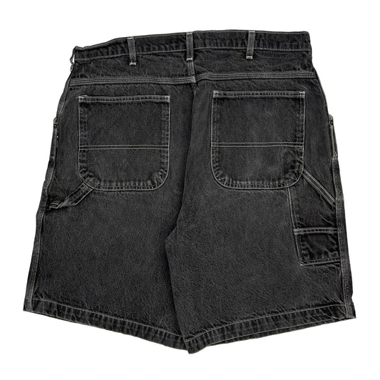 Canyon River Blues Hip Hop Carpenter Shorts - 36W 9L Grey Cotton