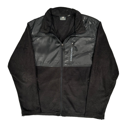 New Balance Fleece Jacket - Small Black Polyester